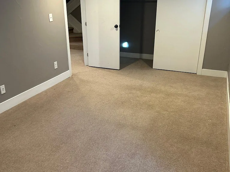 Basement bedroom