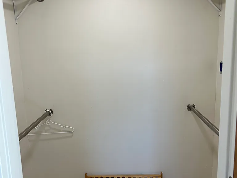 Master bedroom walking closet