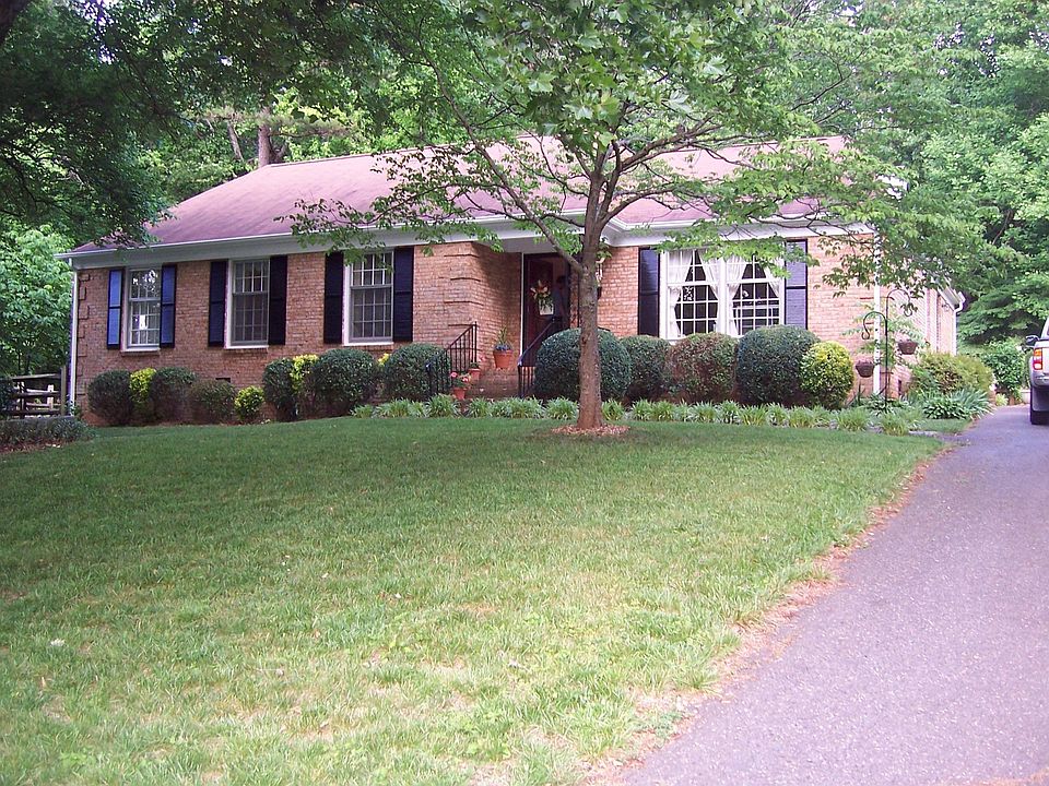 Front looking up driveway