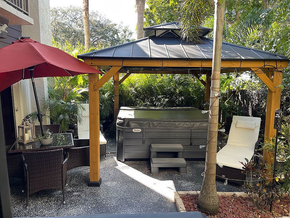 hot tub not included