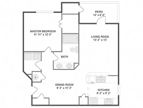 Floor plan A1B