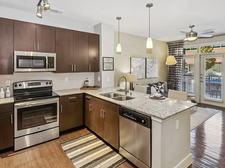 Kitchen & Living Room