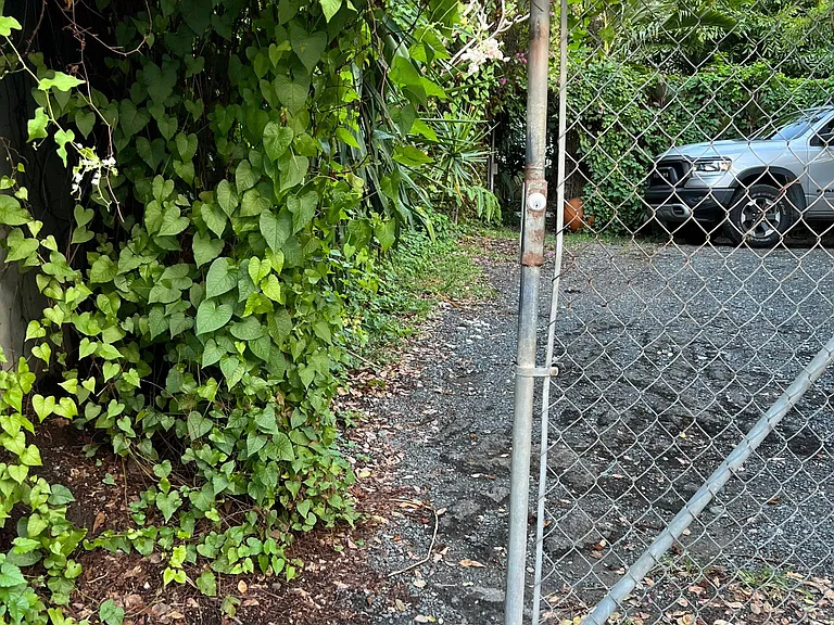 Parking entrance
