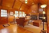 Great Room with Wood Beamed Ceiling
