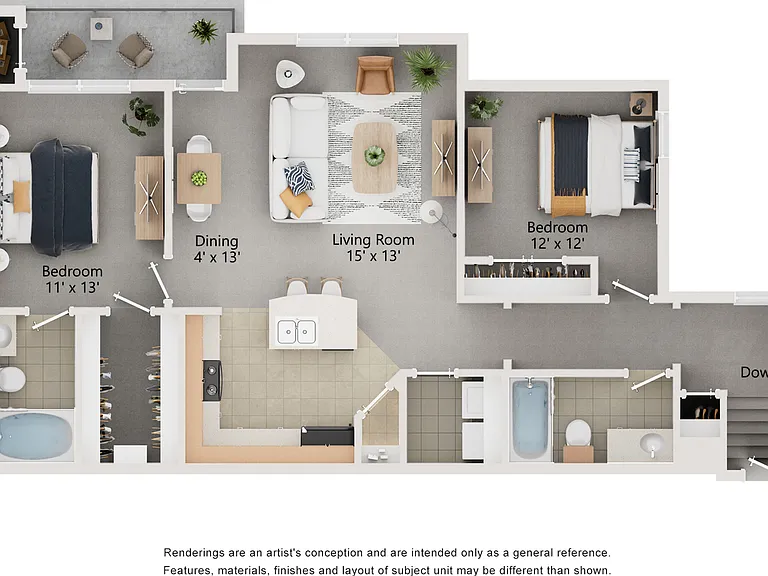 The Marvin Gardens 2 Bedroom Floor Plan at Enclave on Golden Triangle Apartments in Fort Worth. The Marvin Gardens 2 Bedroom Floor Plan at Enclave on Golden Triangle Apartments in Fort Worth.