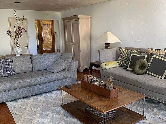 Living room & loft upstairs