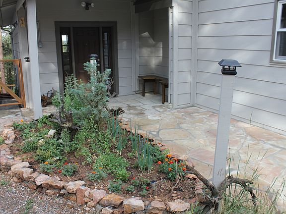 front flagstone patio