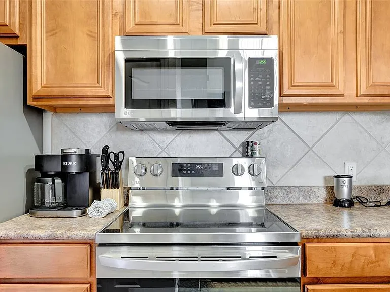 LG stainless steel appliances