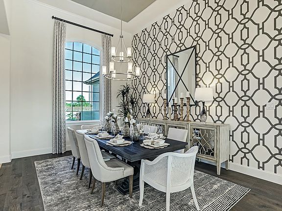 Plan 6015 formal dining - staged
