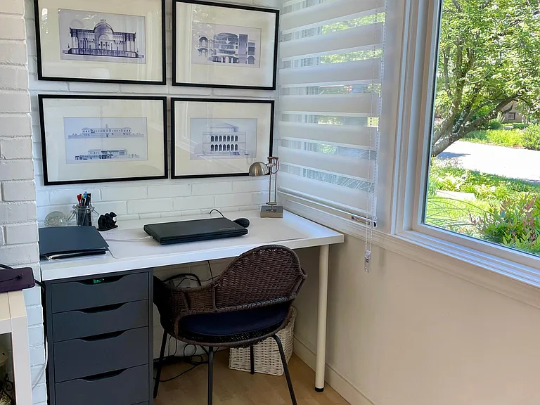 Office Nook in Sunroom