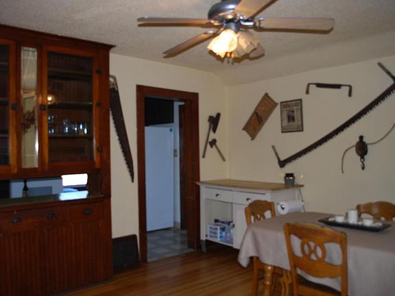 Formal dining room with hutch
