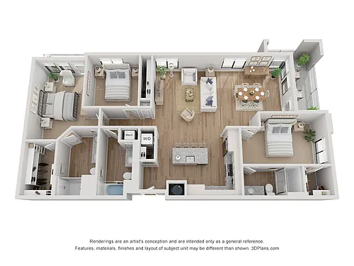 Floor plan 3X3