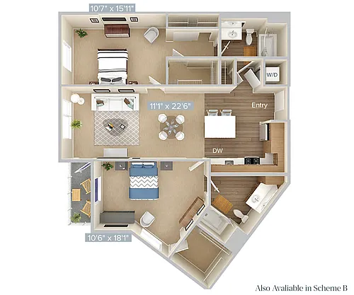 Floor plan B9-1232-A
