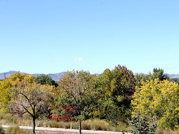 View to the west from several windows