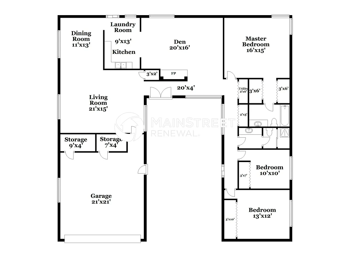 Floor Plan - 2276 Sutherland Dr
