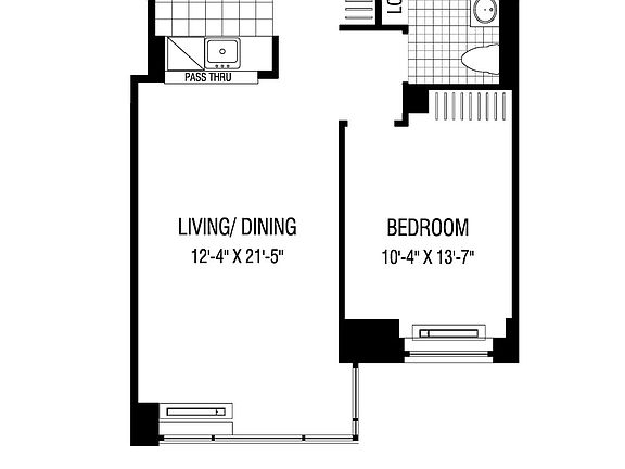 2nd image of 2 Gold St APT 4608