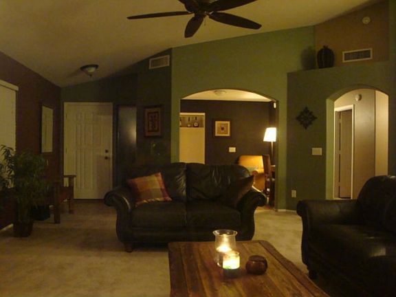 Den opens to Great Room