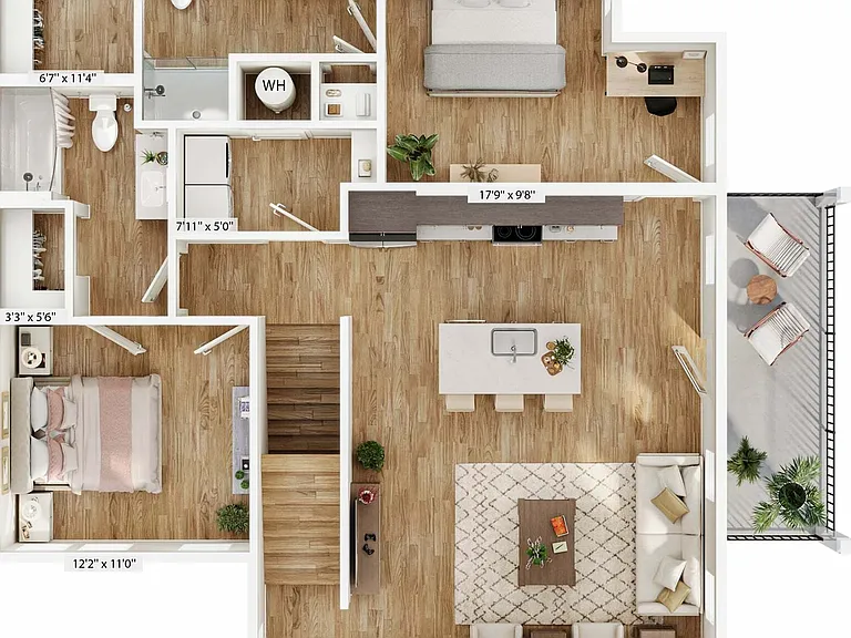 Explore this chic living space with a seamless open-concept design perfect for modern living. Explore this chic living space with a seamless open-concept design perfect for modern living.