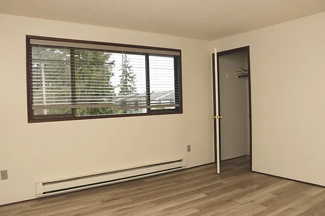 Large North bedroom and closet