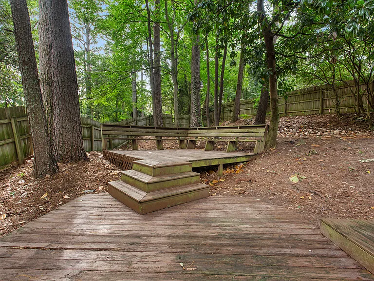 Giant Fenced backyard