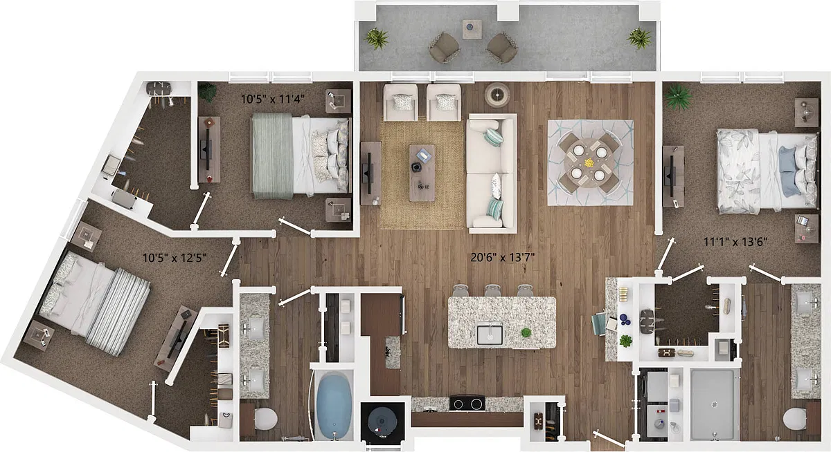 Floor plan C1