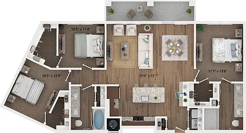 Floor plan C1