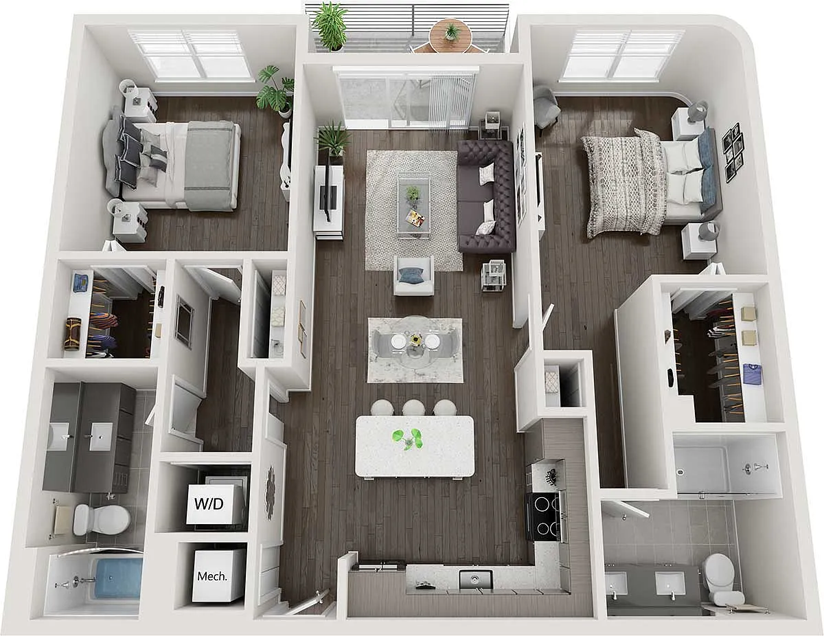Floor plan B2-1143