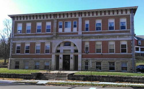 Front View of Building