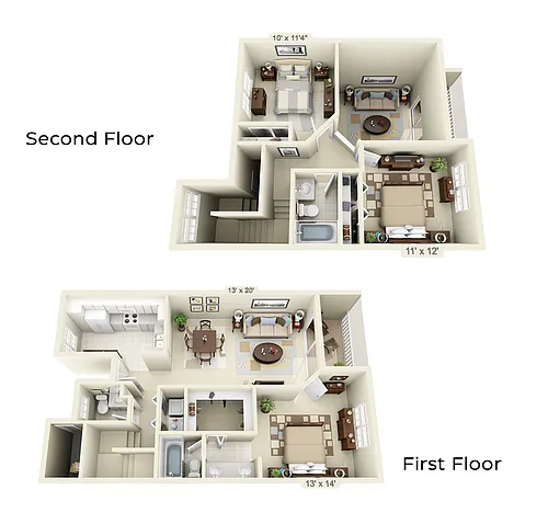 Floor plan 3a Luxe