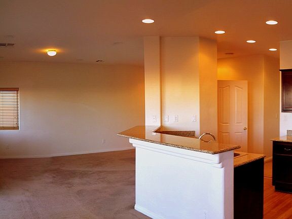 Living room and kitchen