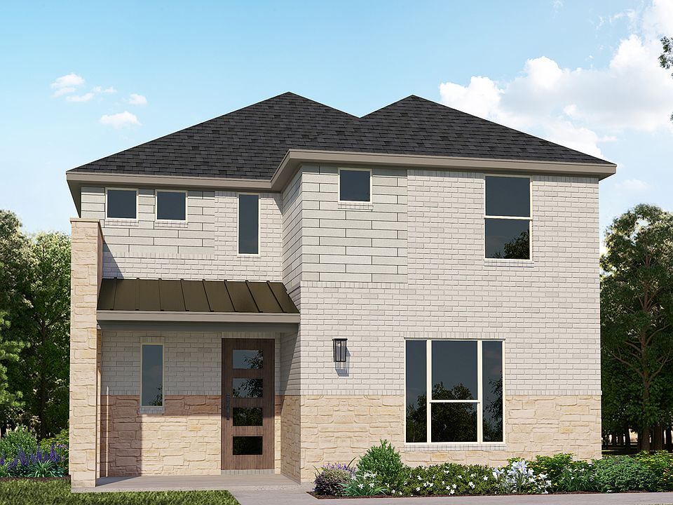 Plan 1406 Elevation C with Stone