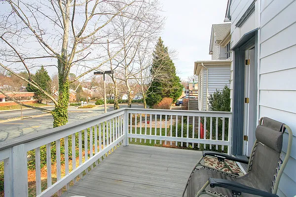 Relax and enjoy morning coffee on your back porch