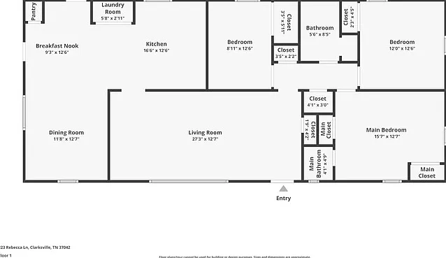 3 bed, 1.5 bath, 1482 sqft, $1,345 — Photo 2