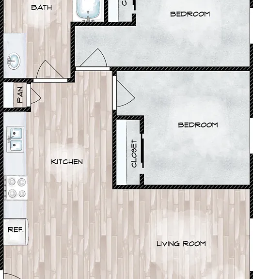 A2 I Street Floorplan Diagram