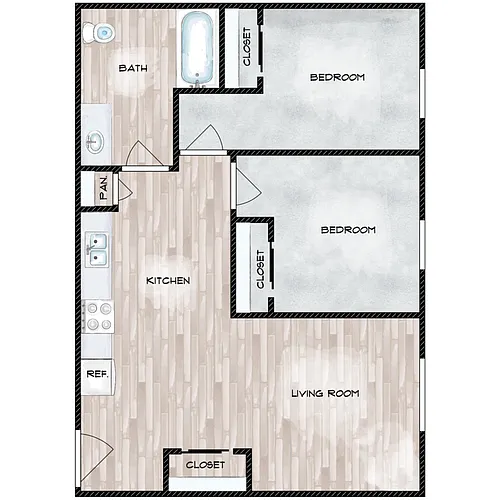 Floor plan A2 I Street
