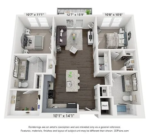 Floor plan The Presley