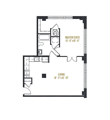 Floor plan Trolley Flat