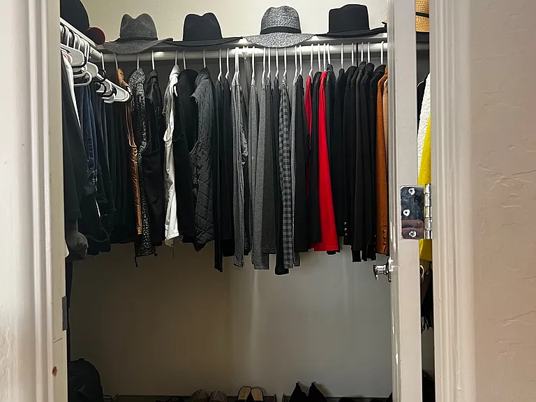 Master walk in closet
