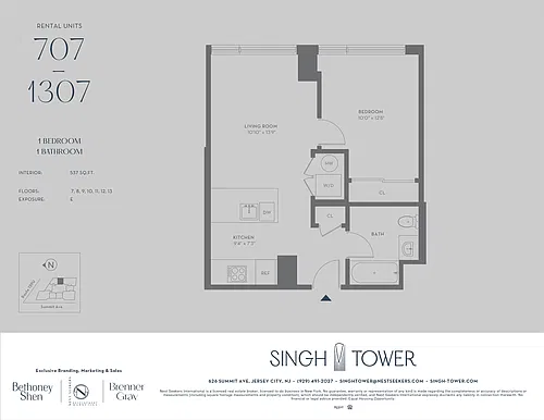 Floor plan 1307