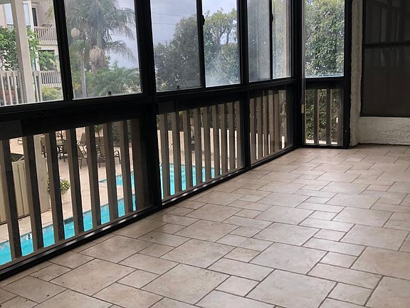 Large enclosed patio