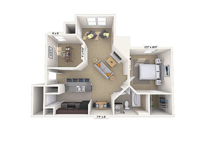 Floor plan Ashland