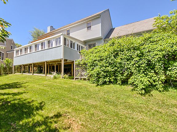 Large fenced backyard