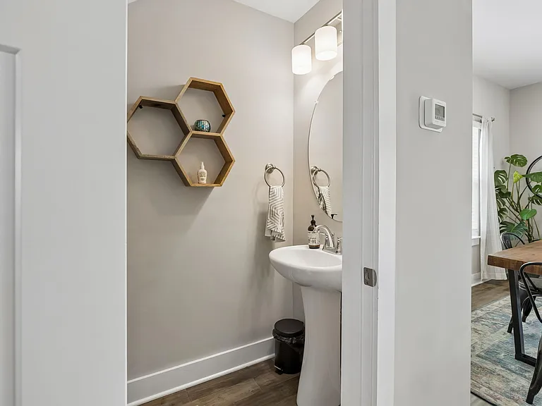 half bath on main level