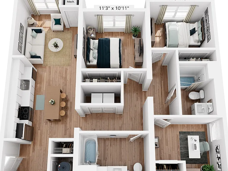 C1H | 3x2 | 1,132 sq ft C1H | 3x2 | 1,132 sq ft
