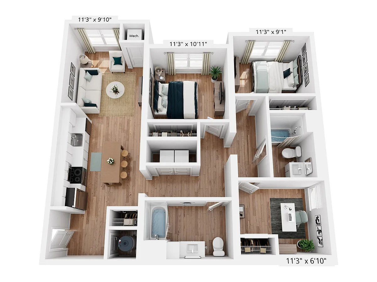 Floor plan C1H