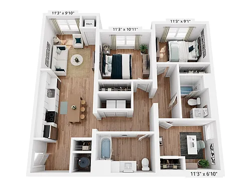 Floor plan C1H