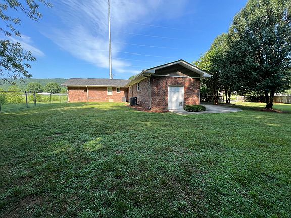 Large beautiful fenced in backyard