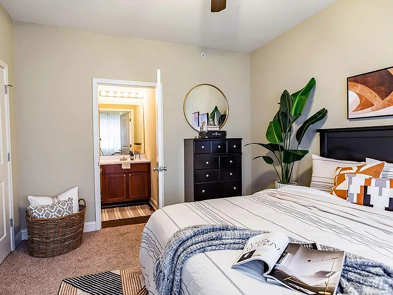 Step into your perfect sanctuary with this beautifully styled bedroom featuring elegant touches.