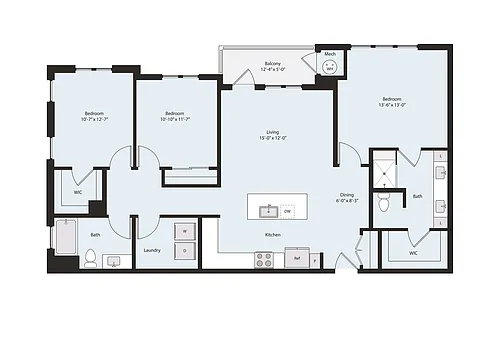 Floor plan C1-1
