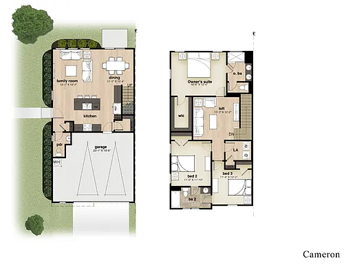 Floor plan Cameron